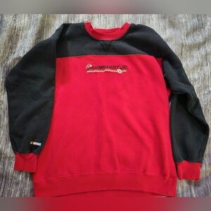 Chase Authentics Earnhardt Jr Racing Sweatshirt Black‎ Red XL 18/20 Y2K